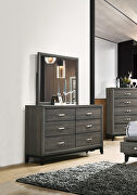 Weathered gray queen bed w/storage by Acme additional picture 5