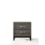 Weathered gray nightstand by Acme additional picture 2