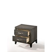 Weathered gray nightstand by Acme additional picture 5
