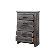 Rustic gray oak queen bed w/storage by Acme additional picture 14