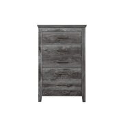 Rustic gray oak chest in distressed finish by Acme additional picture 2