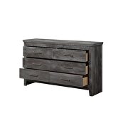 Rustic gray oak dresser in distressed finish by Acme additional picture 3