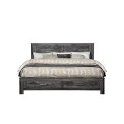 Rustic gray oak eastern king bed w/storage additional photo 3 of 3