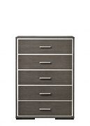 Gray oak chest in casual style by Acme additional picture 3