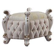 Fabric & antique pearl queen bed by Acme additional picture 8