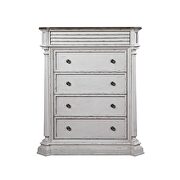 Oak & antique white finish chest by Acme additional picture 2