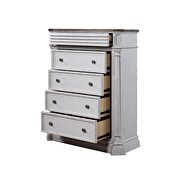 Oak & antique white finish chest by Acme additional picture 3
