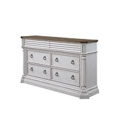 Oak & antique white finish dresser by Acme additional picture 2