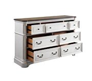 Antique white & oak finish dresser by Acme additional picture 4