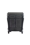 Charcoal finish silver trim accent chest by Acme additional picture 6