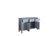 Pearl gray finish ornamental stitching dresser by Acme additional picture 4