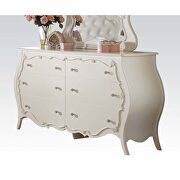 Pu & pearl white full bed by Acme additional picture 6
