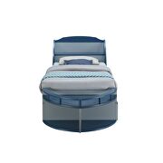 Gray & navy twin bed by Acme additional picture 3
