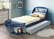 Gray & navy twin bed by Acme additional picture 8