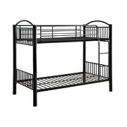 Black twin/twin bunk bed by Acme additional picture 2
