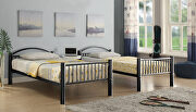 Black twin/twin bunk bed by Acme additional picture 5