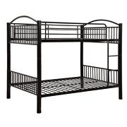 Black full/full bunk bed by Acme additional picture 2