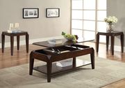 Dark walnut finish casual style coffee table w/ lift top by Acme additional picture 2