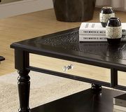 Black finish crocodile pu 3pcs coffee table set by Acme additional picture 2