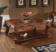 Traditionally styled cherry wood coffee table by Acme additional picture 2