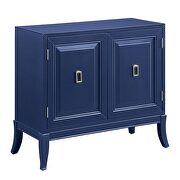 Blue finish console table w/ 2 doors by Acme additional picture 2