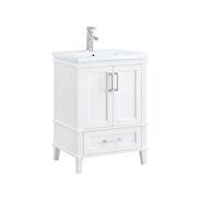 White finish rectangular sink cabinet by Acme additional picture 3