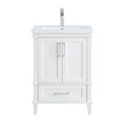 White finish rectangular sink cabinet by Acme additional picture 4