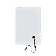 White finish metal frame hollywood mirror additional photo 3 of 2