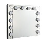 Inlaid faux diamonds add dazzle hollywood mirror additional photo 2 of 2