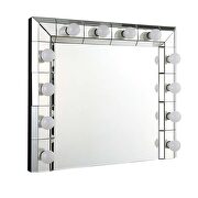 Mix of glass and mirror modern-layered look wall decor by Acme additional picture 2