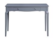 Gray finish gently curving details console table by Acme additional picture 3