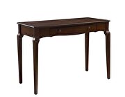 Espresso finish gently curving details console table by Acme additional picture 2