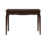 Espresso finish gently curving details console table by Acme additional picture 3