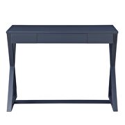Black finish x-shape wooden base console table by Acme additional picture 3