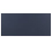 Black finish x-shape wooden base console table additional photo 4 of 4