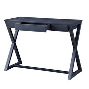 Black finish x-shape wooden base console table by Acme additional picture 5