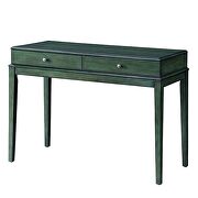 Antique green finish rectangular top console table by Acme additional picture 2
