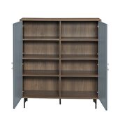 Gray & walnut finish wooden cabinet by Acme additional picture 4