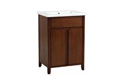 Walnut finish sink cabinet by Acme additional picture 2