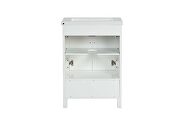 White finish english front & back sink cabinet by Acme additional picture 4