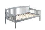 Gray finish wooden mission style twin daybed by Acme additional picture 2