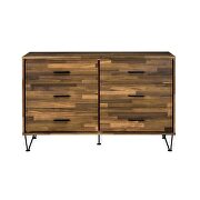 Walnut finish finest woods and veneers dresser by Acme additional picture 2