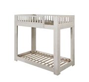 Weathered white finish twin/twin bunk bed by Acme additional picture 3