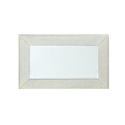 Beige velvet button tufted wingback headboard king bed additional photo 5 of 14