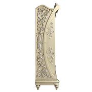 Champagne silver finish vigorous curves of scrolling vines curio by Acme additional picture 3