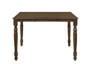 Walnut finish wooden top rectangular leg table by Acme additional picture 4