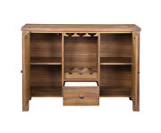 Rustic brown & oak finish server w/ storage by Acme additional picture 3