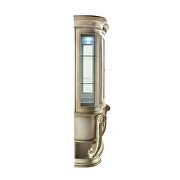 Champagne & gold finish curio w/ touch light by Acme additional picture 5