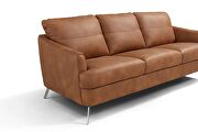 Cappuccino finish leather and sturdy, wooden inner frame sofa by Acme additional picture 4