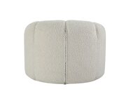 White teddy sherpa contemporary design sofa by Acme additional picture 10